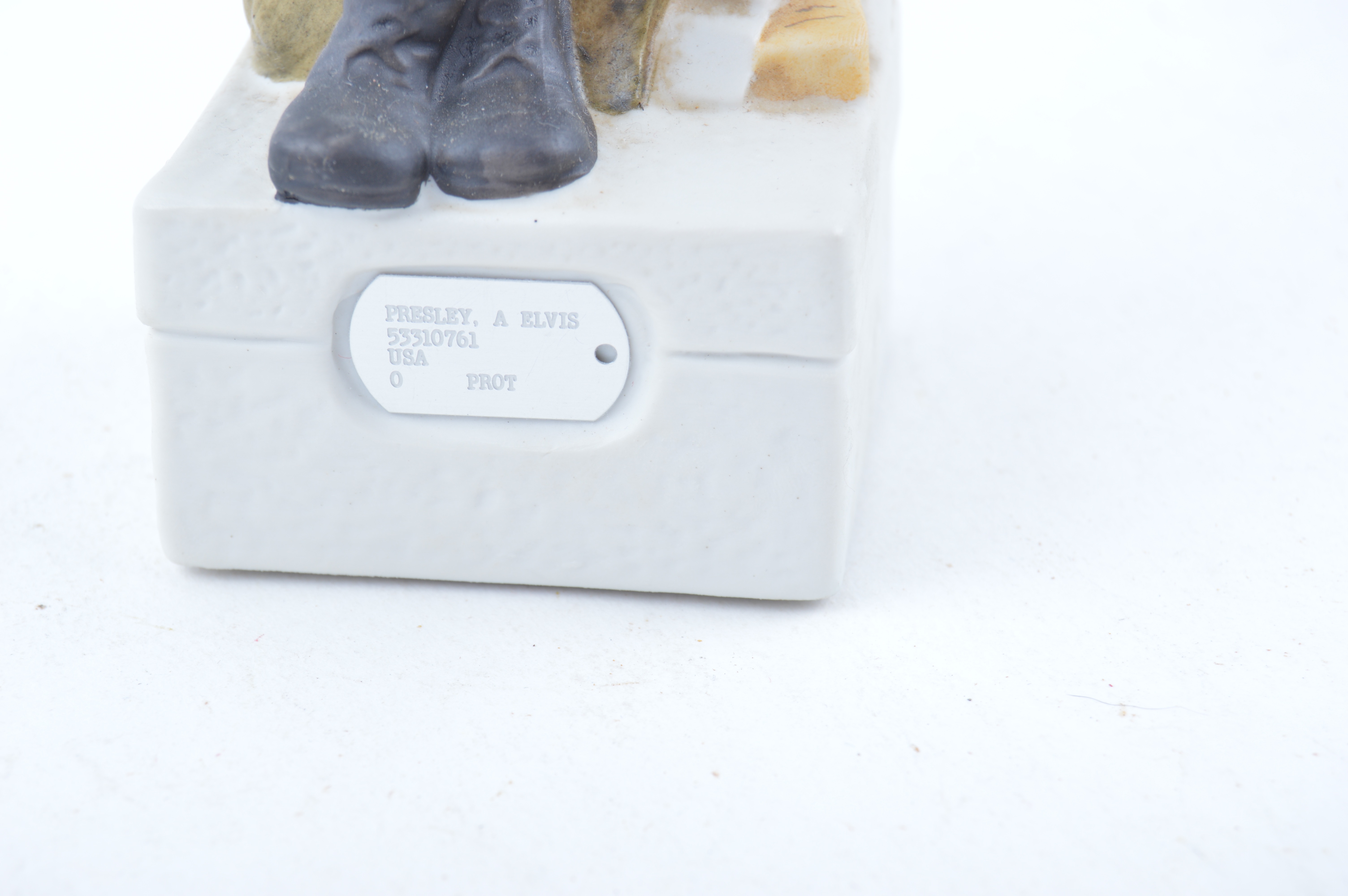 Four Elvis Presley Porcelain Musical Decanters