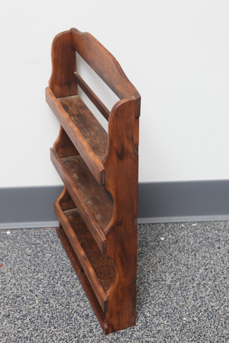 Vintage Wooden Wall Mounted Rack