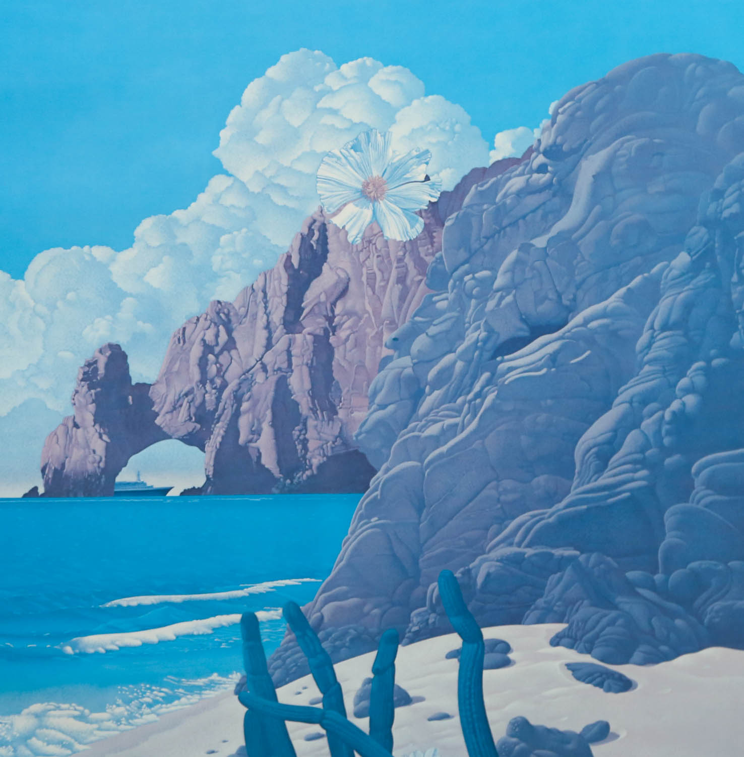 Wilson McLean	 "Holland America to Mexico" Signed Offset Lithograph