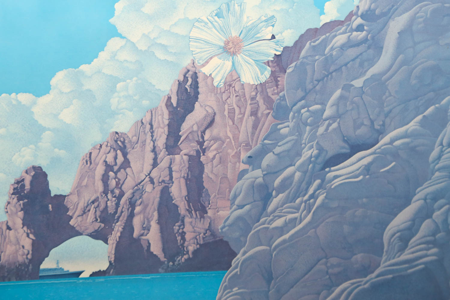 Wilson McLean	 "Holland America to Mexico" Signed Offset Lithograph