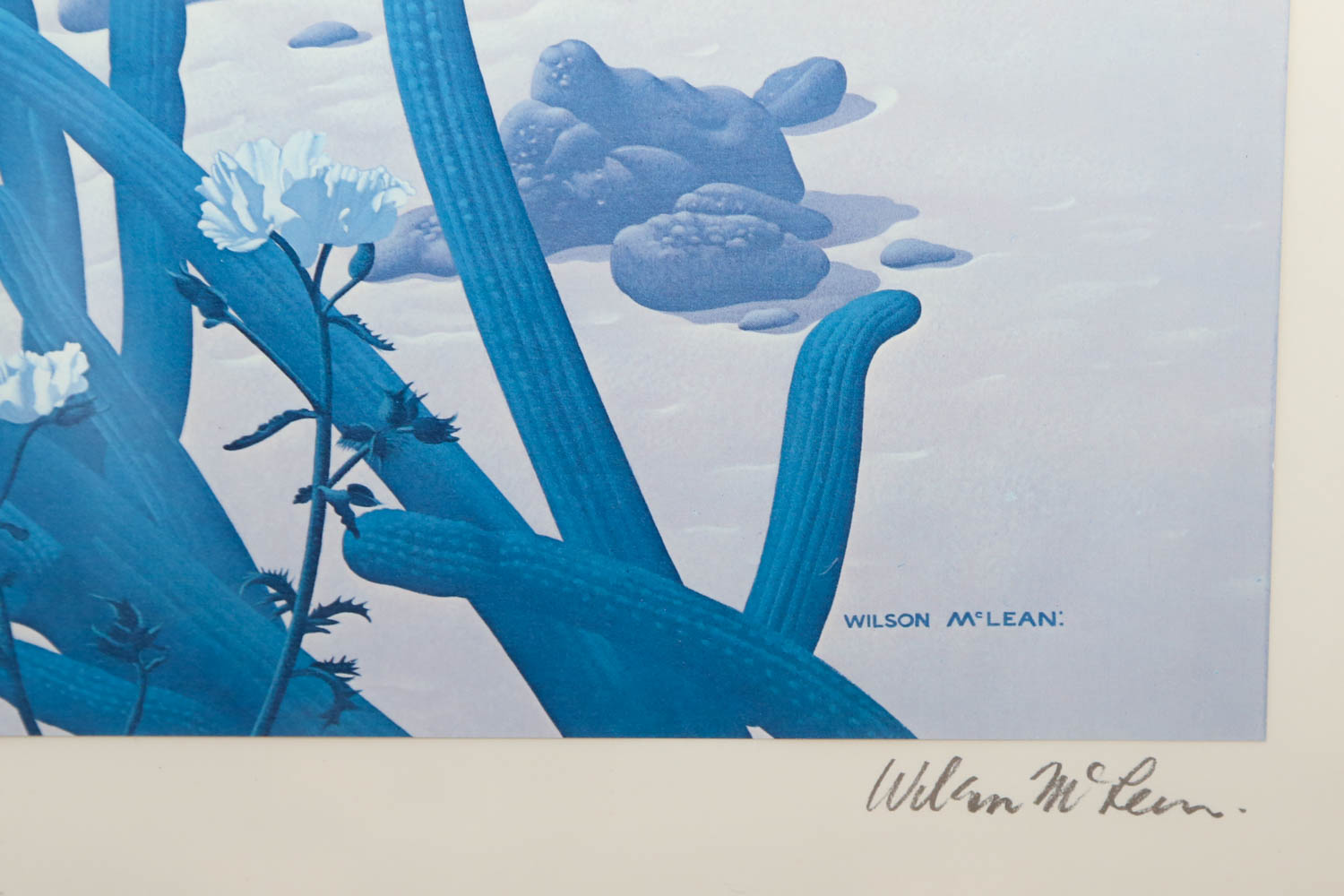 Wilson McLean	 "Holland America to Mexico" Signed Offset Lithograph