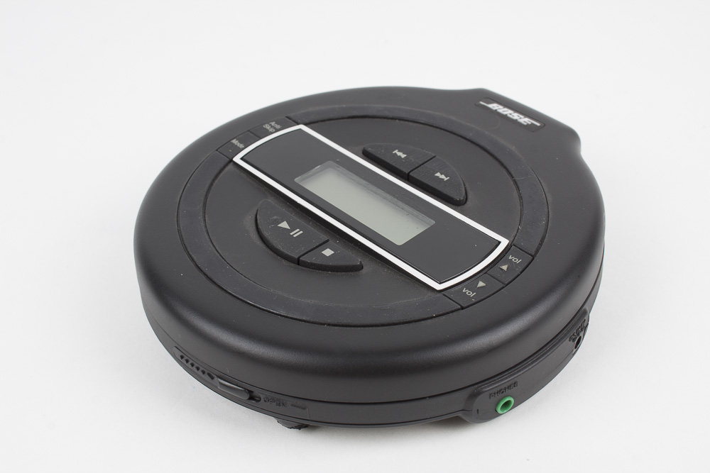 Bose "Quiet Comfort" Noise-Canceling Headphones and Portable CD Player