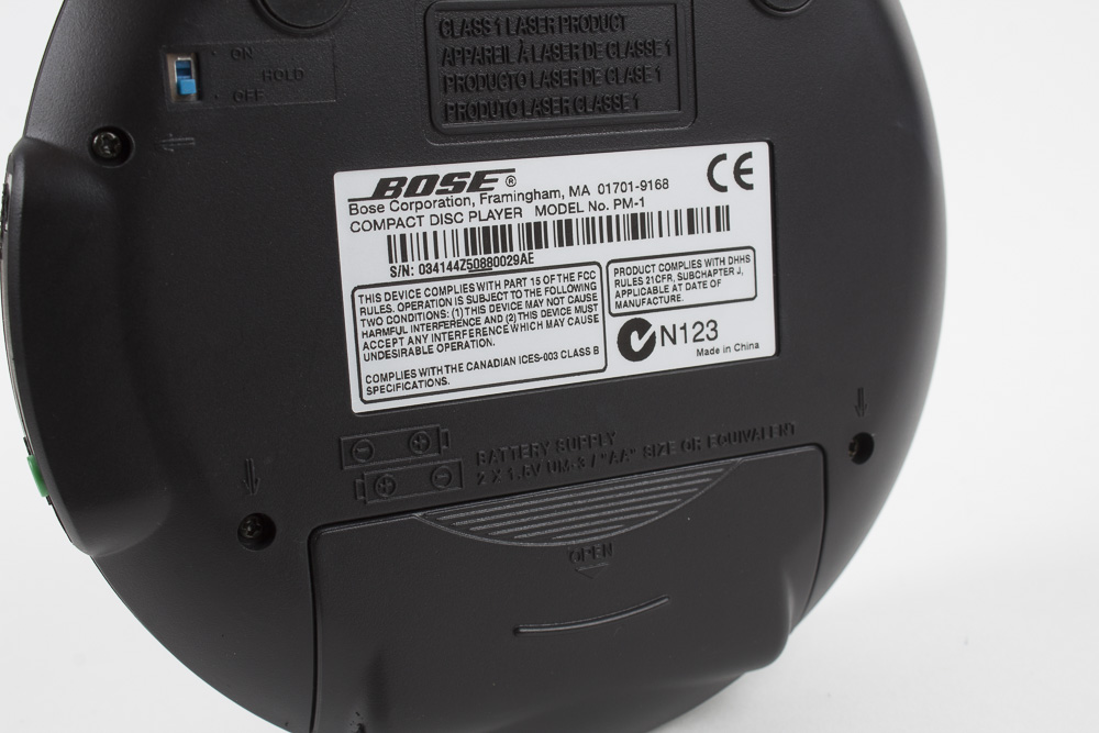 Bose "Quiet Comfort" Noise-Canceling Headphones and Portable CD Player