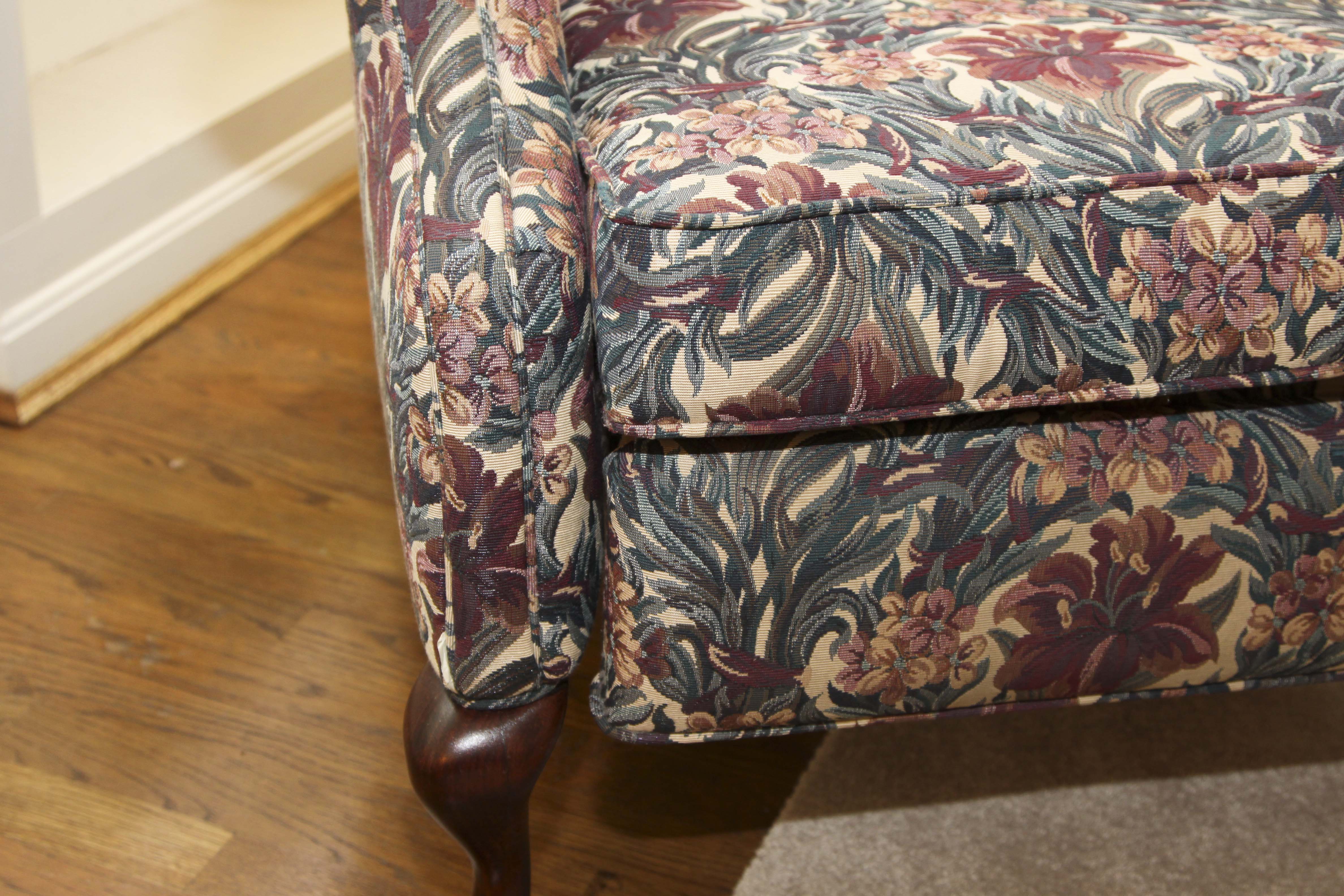 Queen Anne Style Recliner Chair by Norwalk Furniture