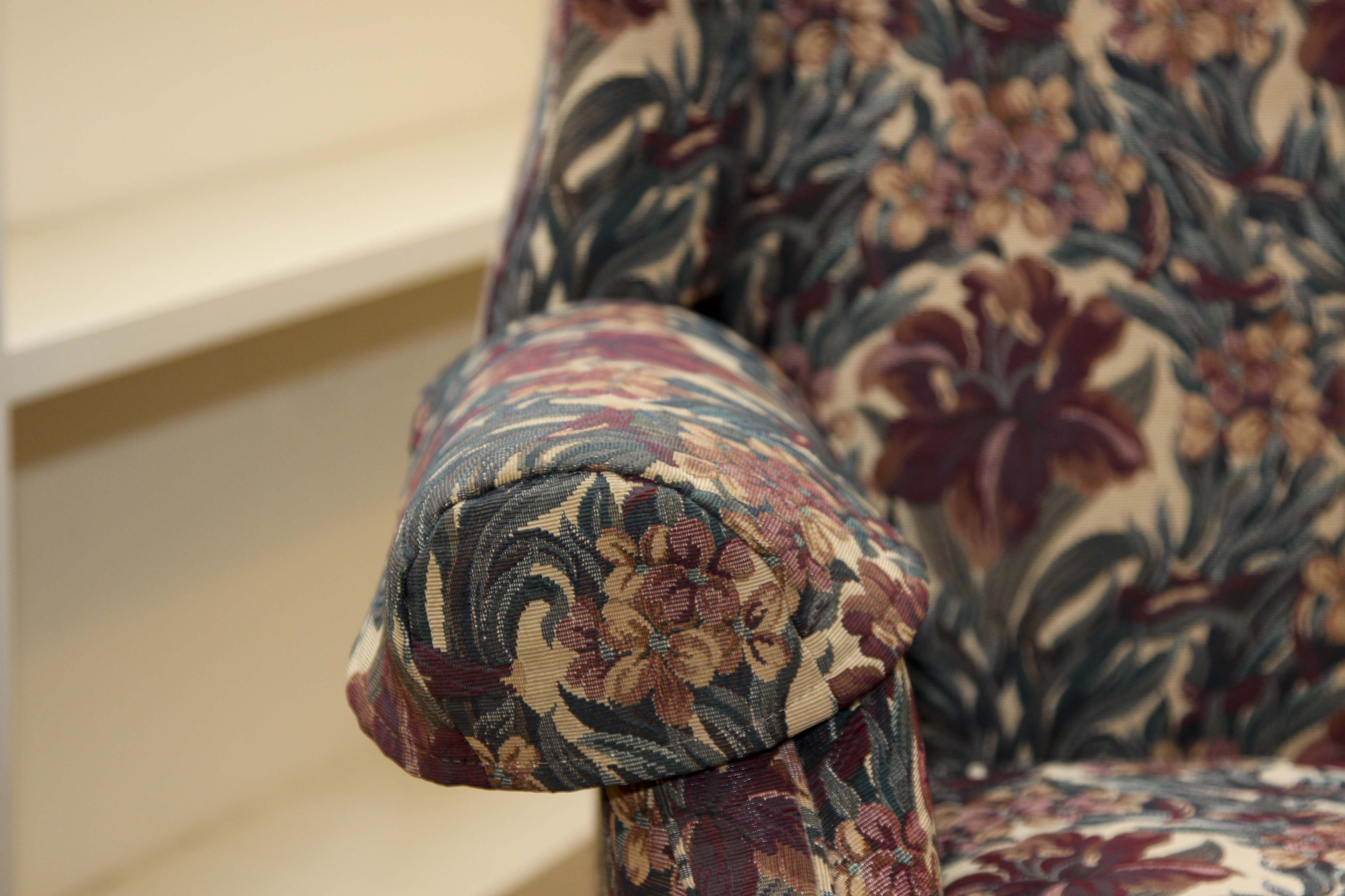 Queen Anne Style Recliner Chair by Norwalk Furniture