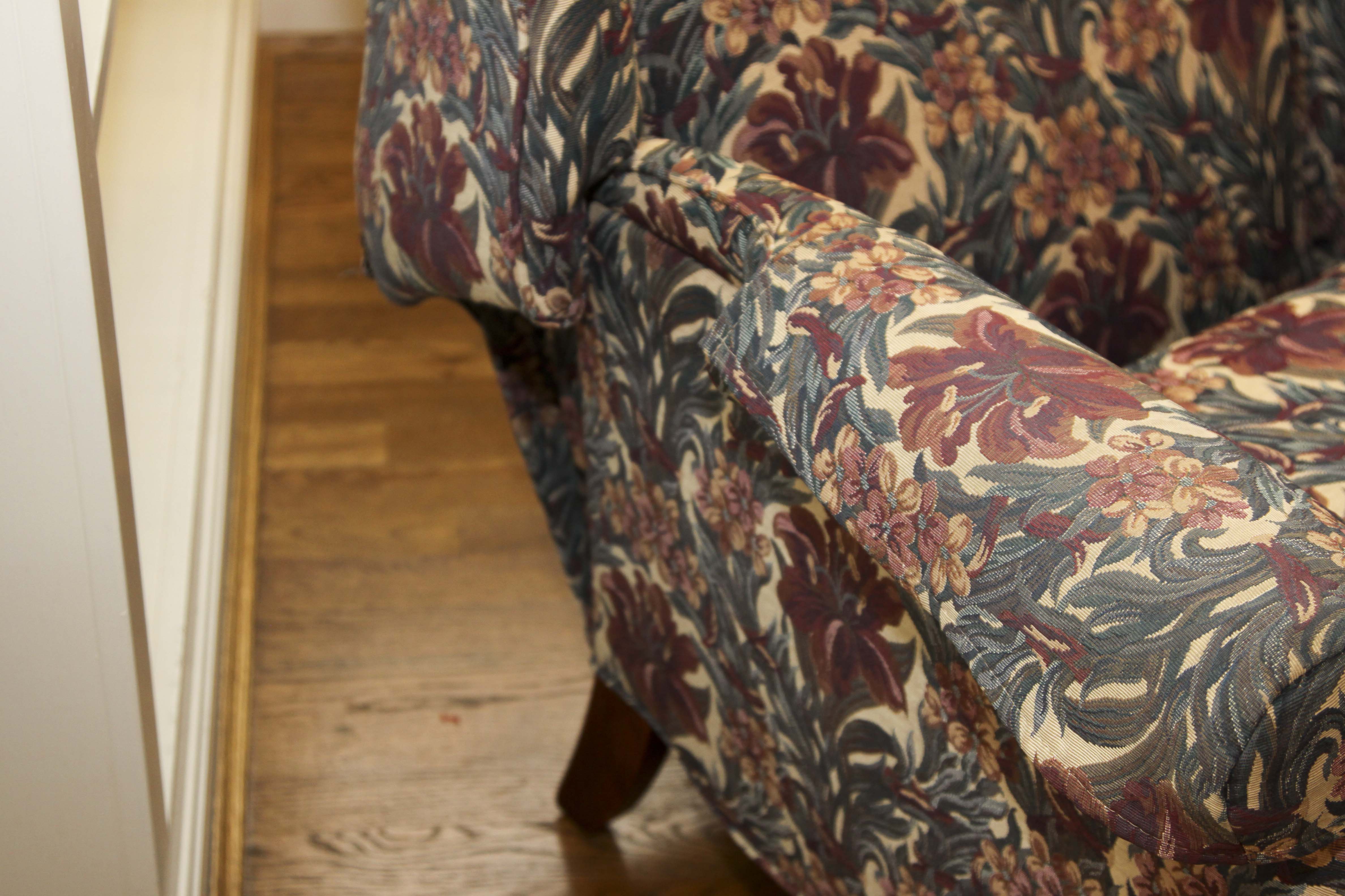 Queen Anne Style Recliner Chair by Norwalk Furniture