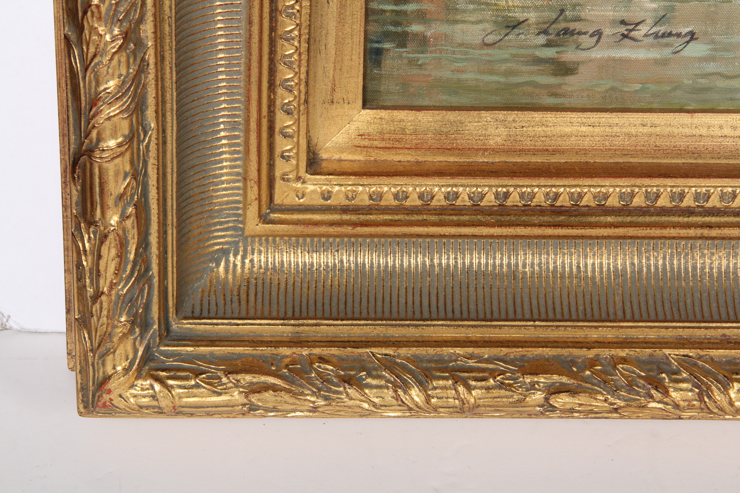 Reproduction Oil Painting of the canals of Venice by J. Lang Zhang