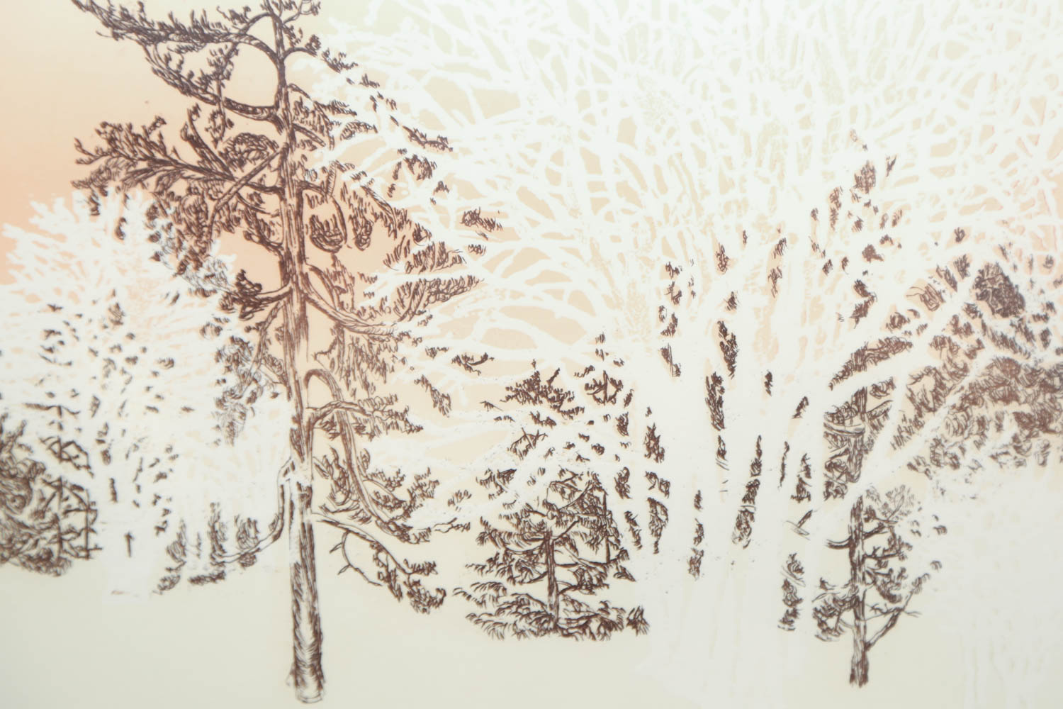 Barbara Dauman "Mountain Light" Signed Limited Edition Aquatint Etching