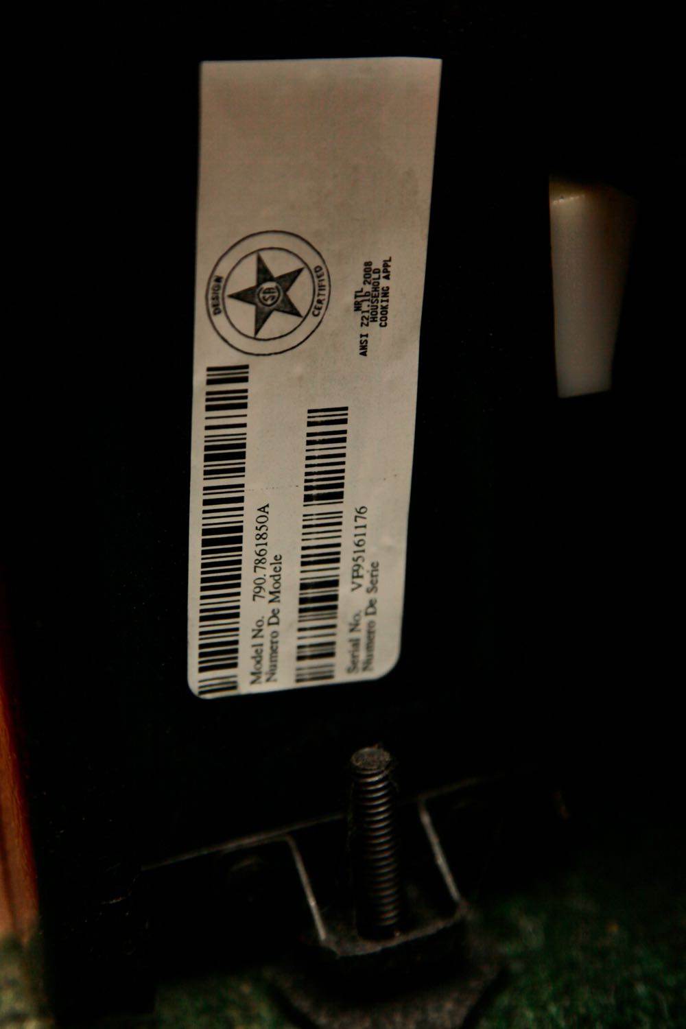 Kenmore Model 790 Gas Range