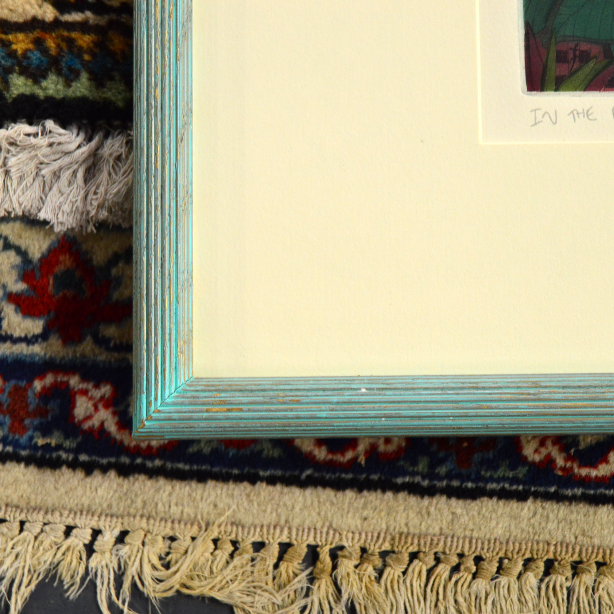 Framed Limited Edition Print By Bonnie Jackson Fehling "In The Crescent Smile Of An Island Swing"