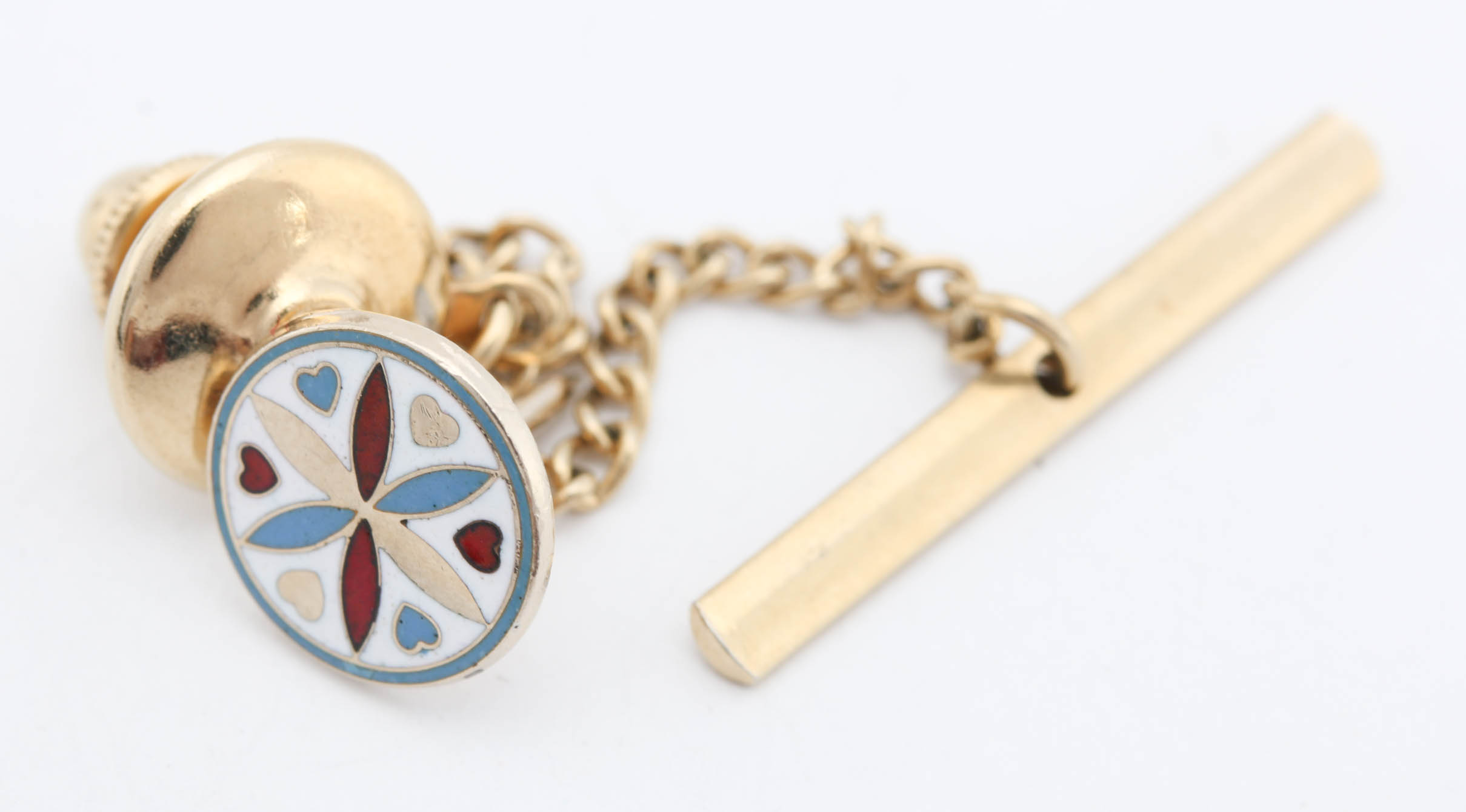 Enameled Tie Tacks