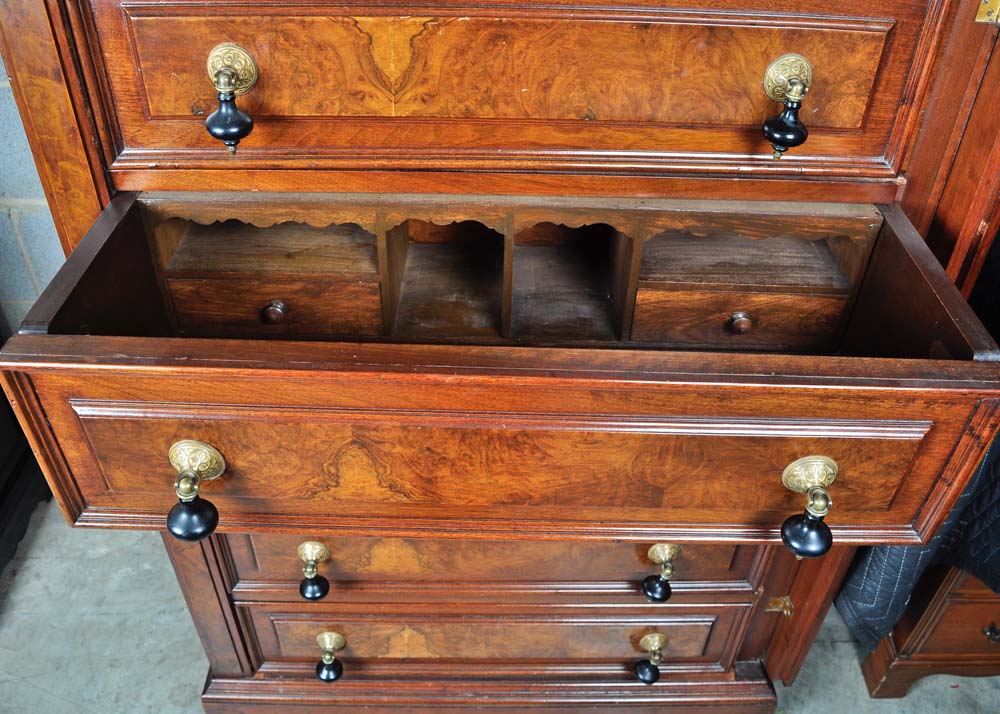 Empire Style Butler's Desk and Dresser