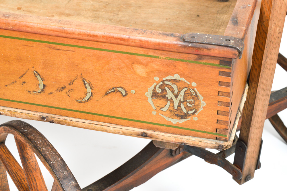 Circa 1890 Antique Wooden Express Wagon