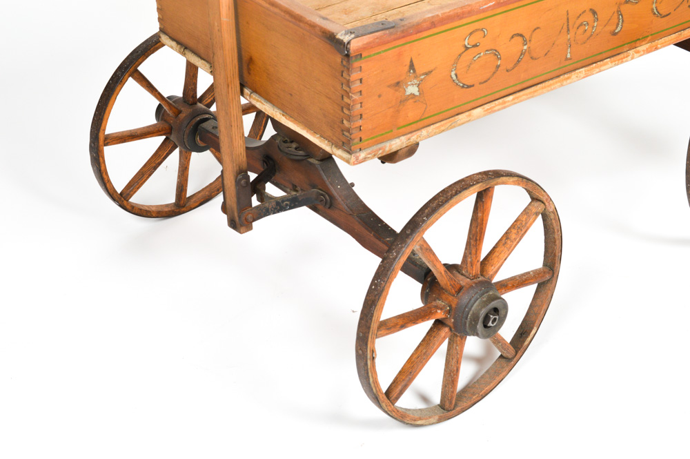 Circa 1890 Antique Wooden Express Wagon