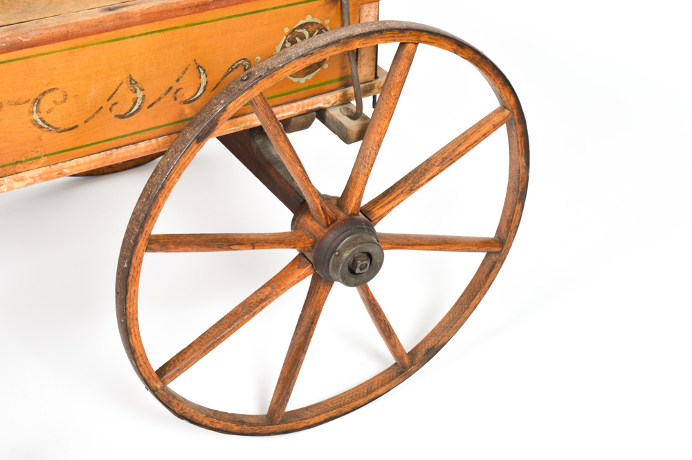 Circa 1890 Antique Wooden Express Wagon