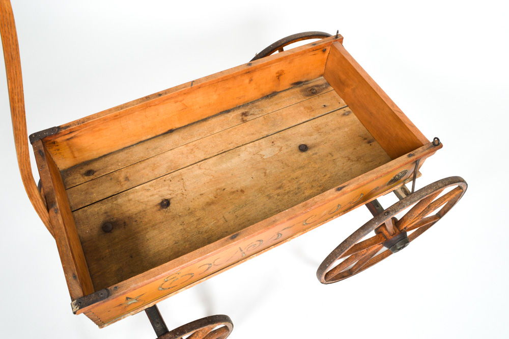 Circa 1890 Antique Wooden Express Wagon