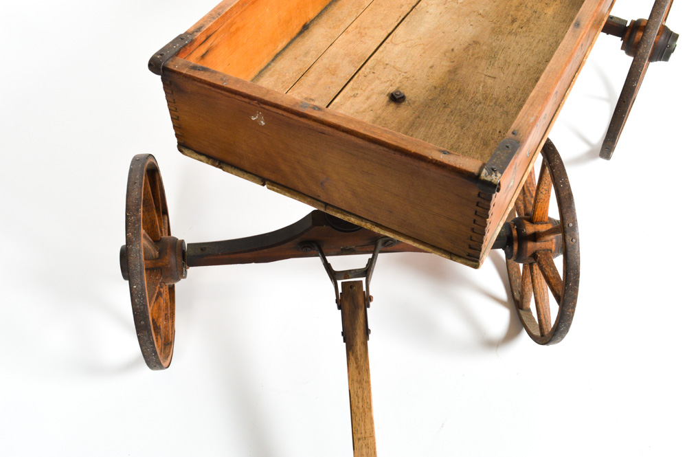 Circa 1890 Antique Wooden Express Wagon