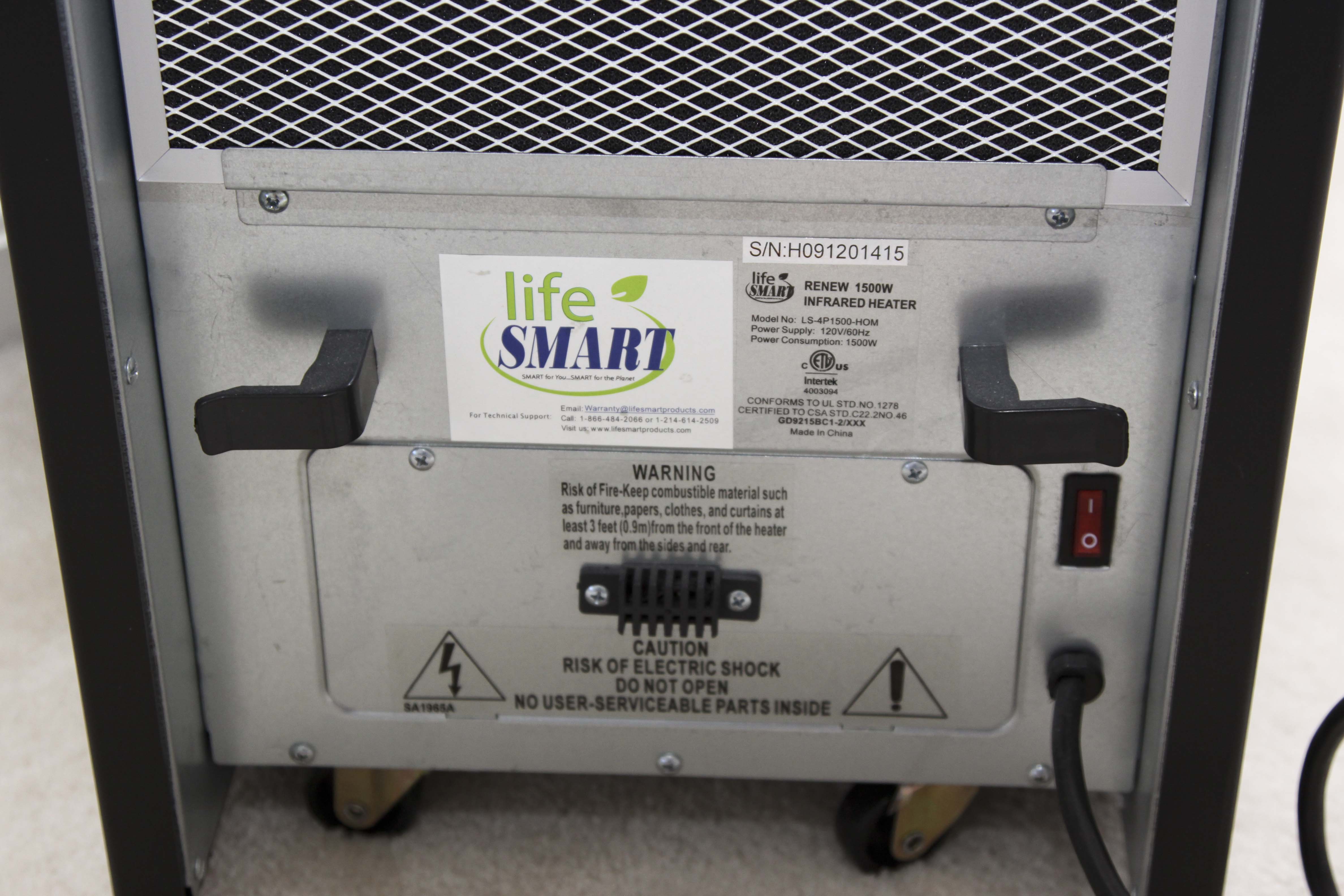 Life Smart Infrared Zone Heating System