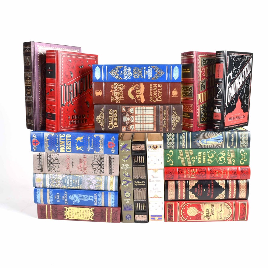 Collection of Barnes and Noble Hardcover Classic Books