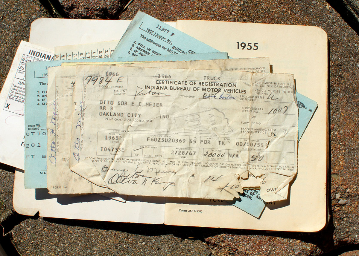 1955 Ford F600 Dump Truck