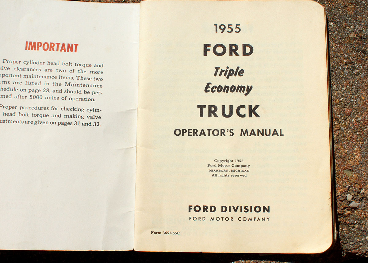 1955 Ford F600 Dump Truck