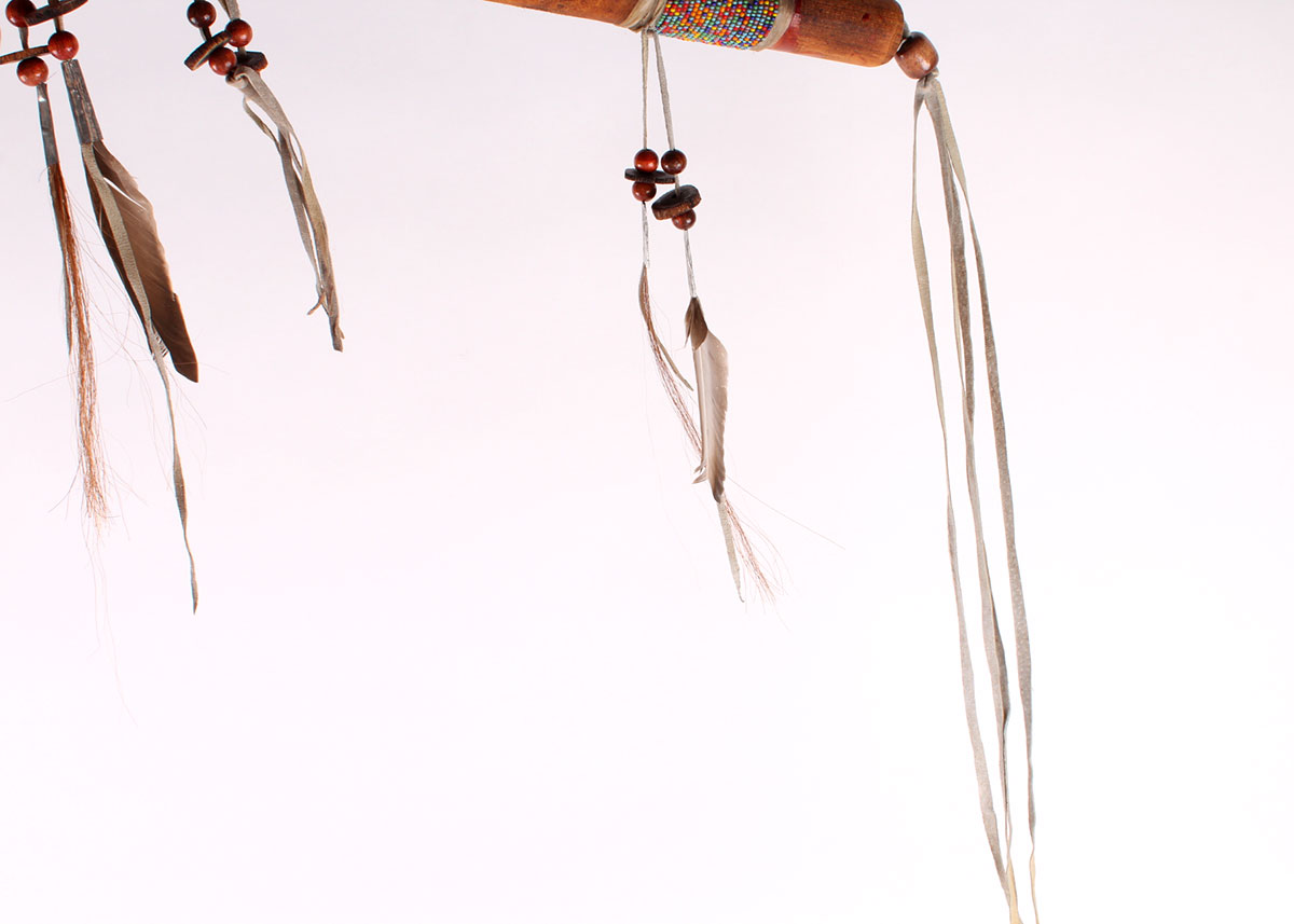 Native American Indian Ornamental Jaw Bone Tomahawk