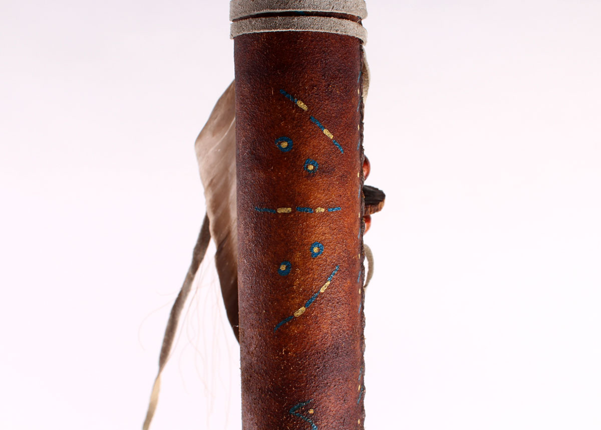 Native American Indian Ornamental Jaw Bone Tomahawk