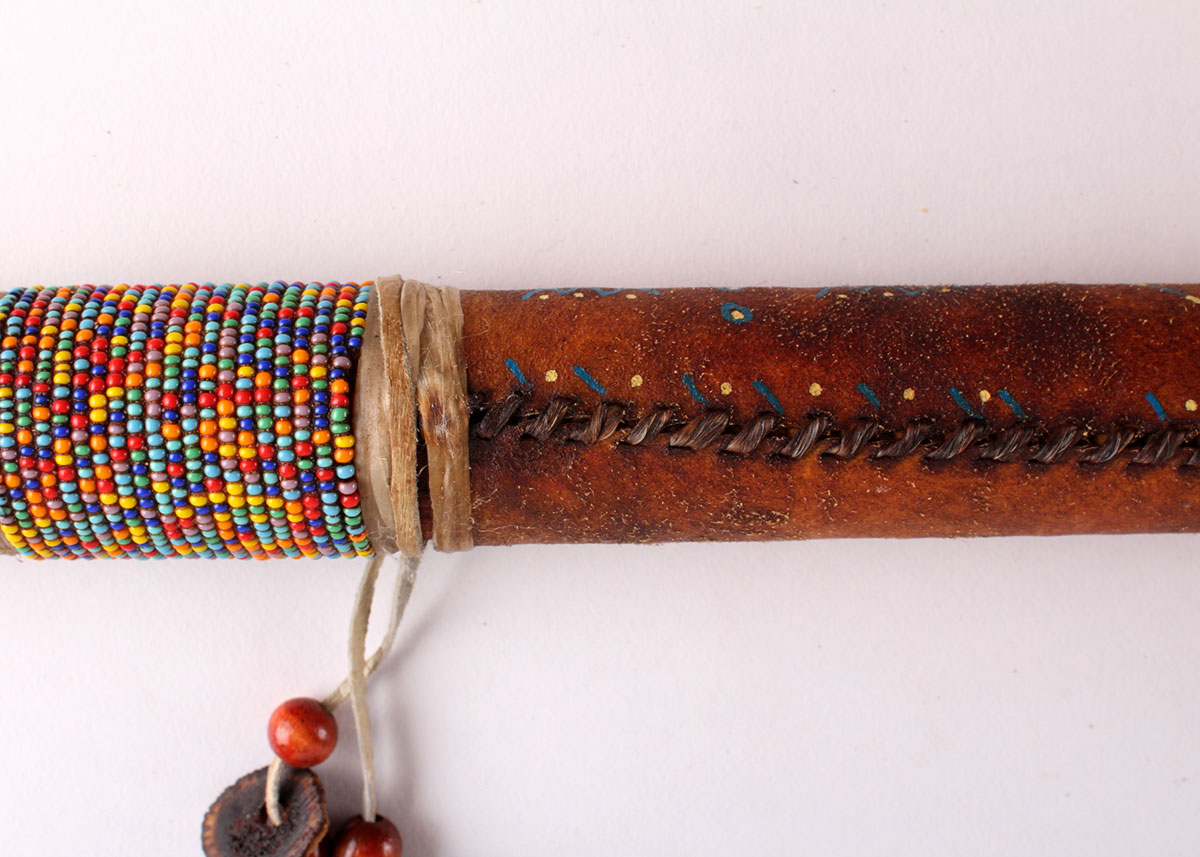 Native American Indian Ornamental Jaw Bone Tomahawk