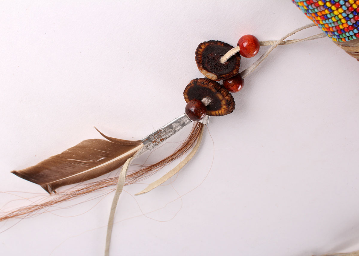 Native American Indian Ornamental Jaw Bone Tomahawk