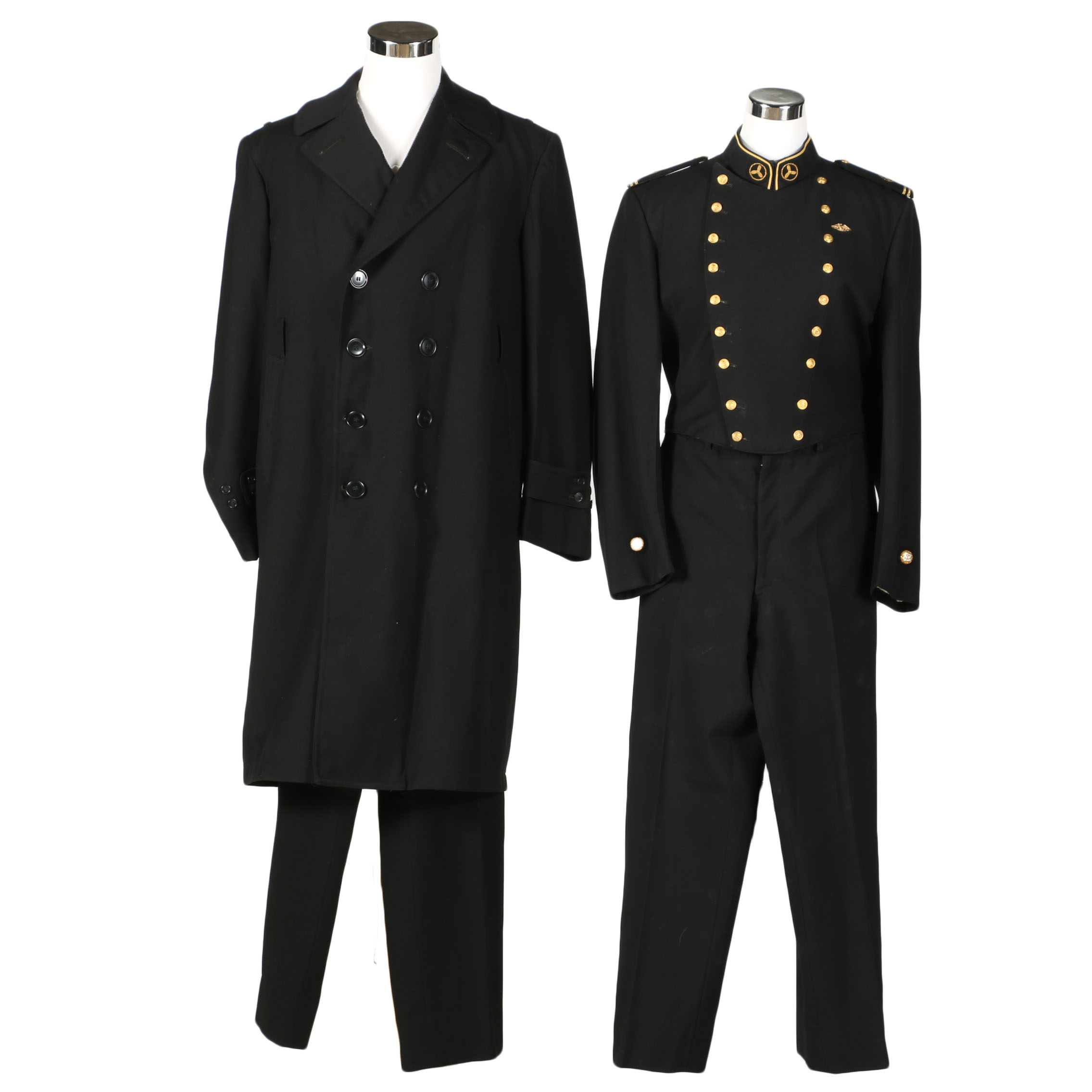 WWII U.S. Merchant Marine Academy Uniform and Coat
