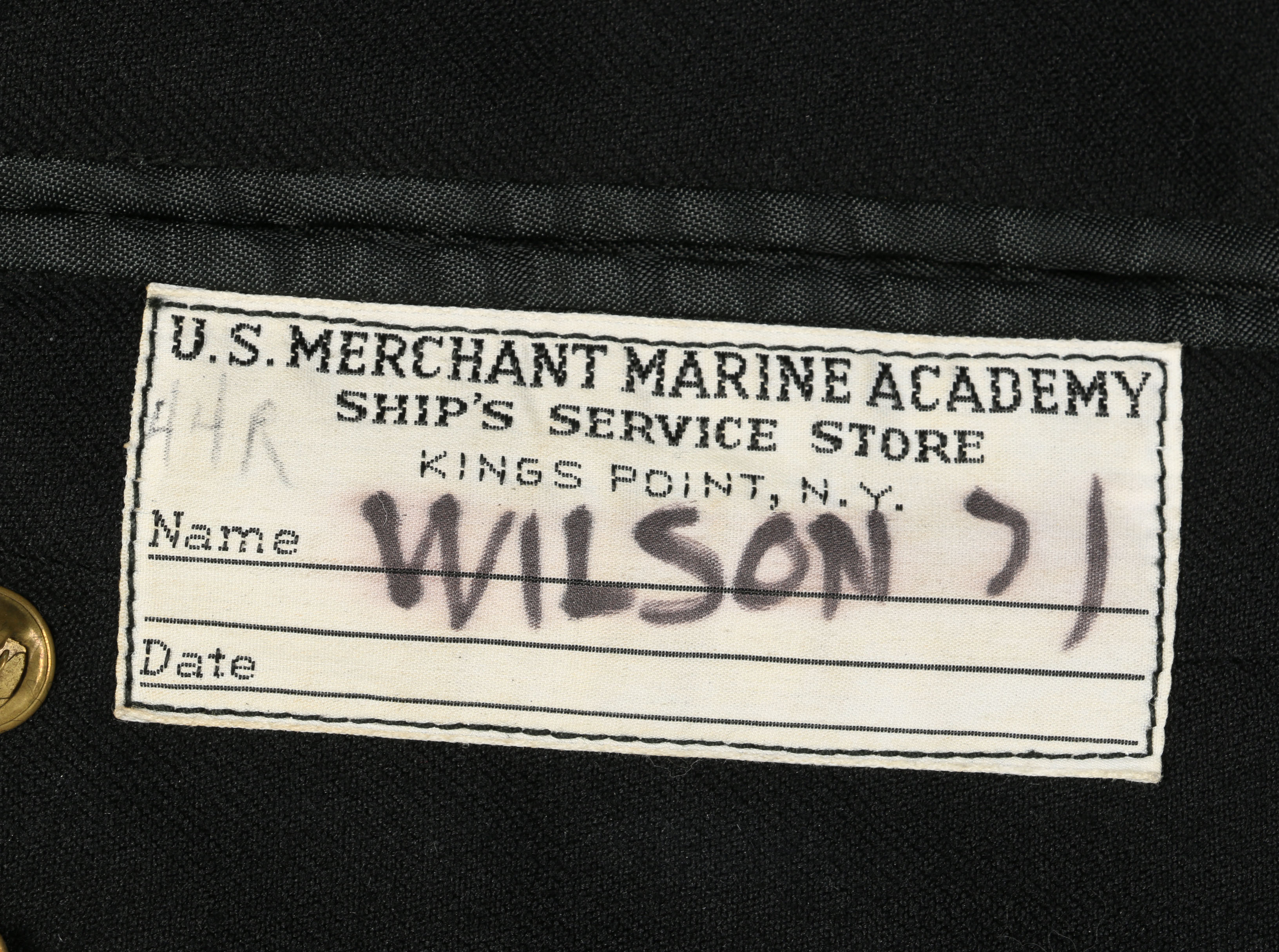 WWII U.S. Merchant Marine Academy Uniform and Coat