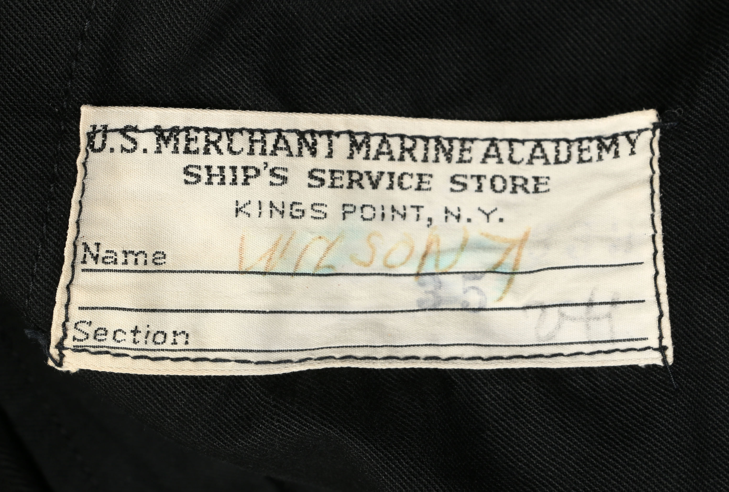 WWII U.S. Merchant Marine Academy Uniform and Coat