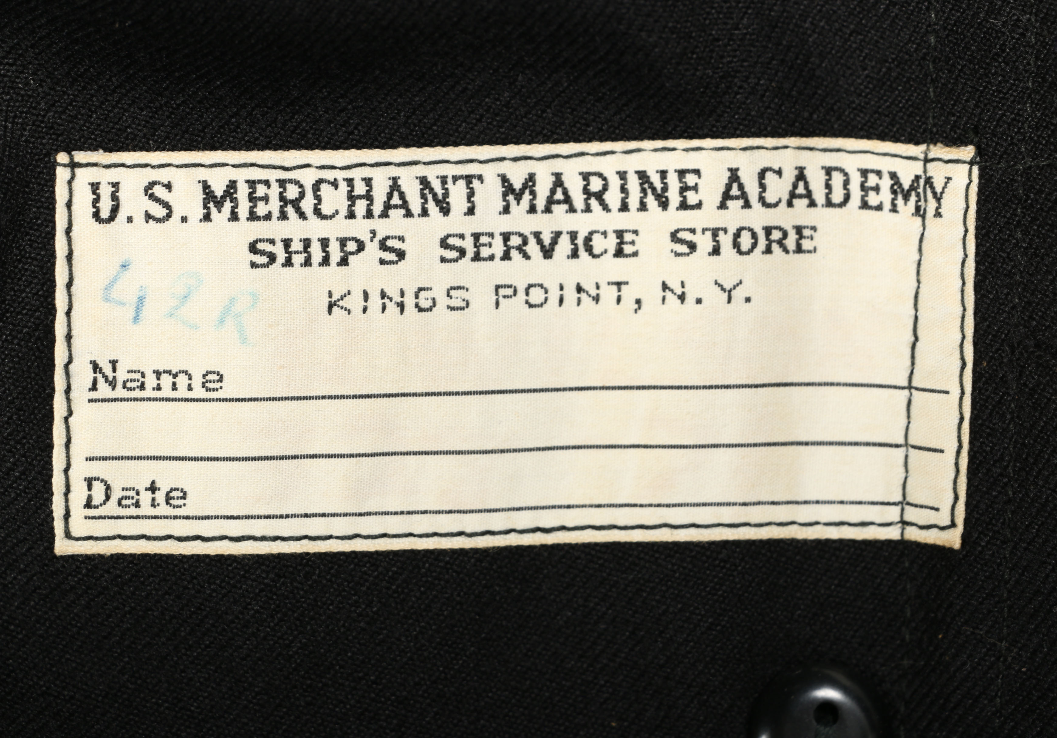 WWII U.S. Merchant Marine Academy Uniform and Coat