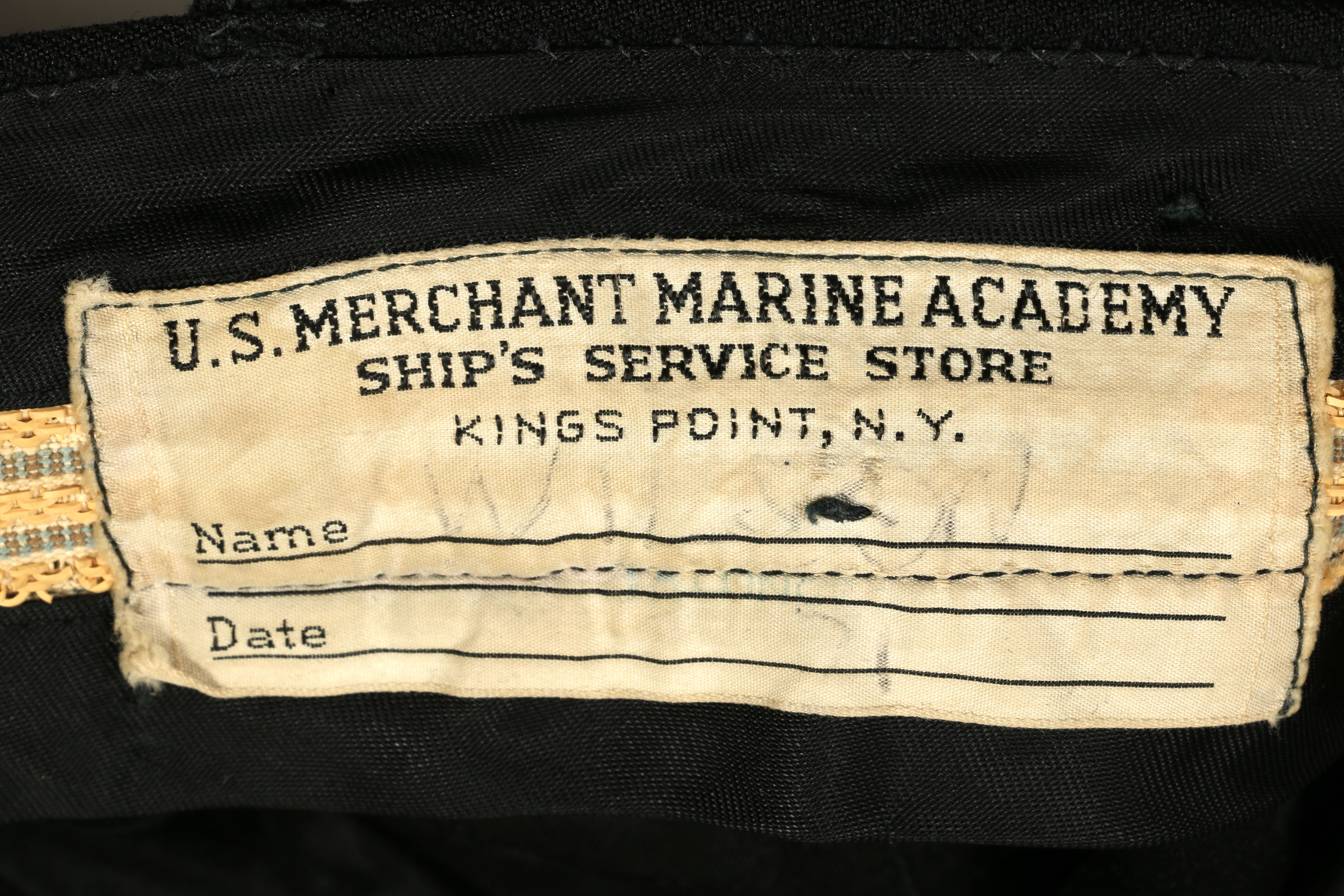 WWII U.S. Merchant Marine Academy Uniform and Coat