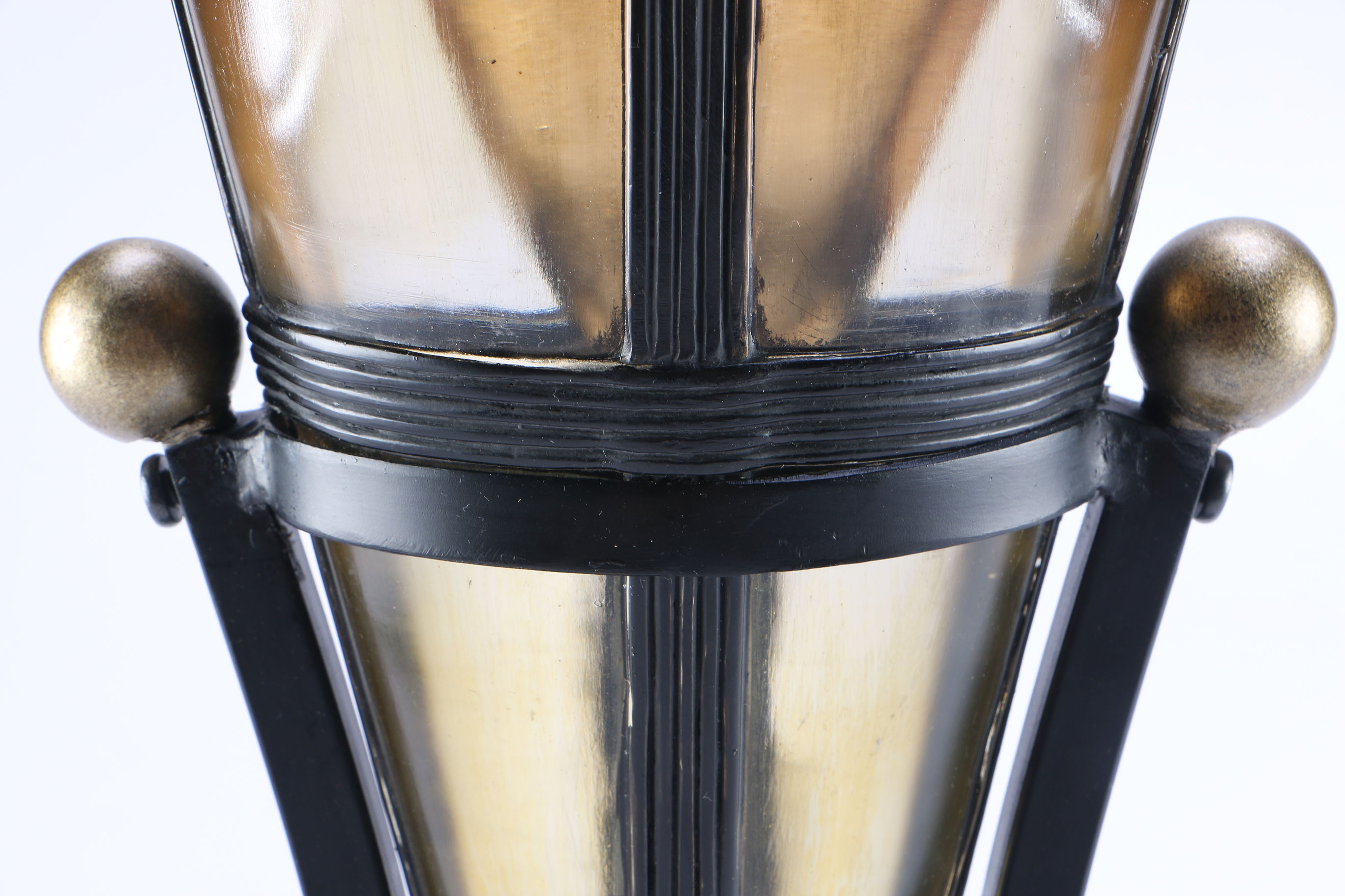 Translucent Resin Amphora Vase With Stand