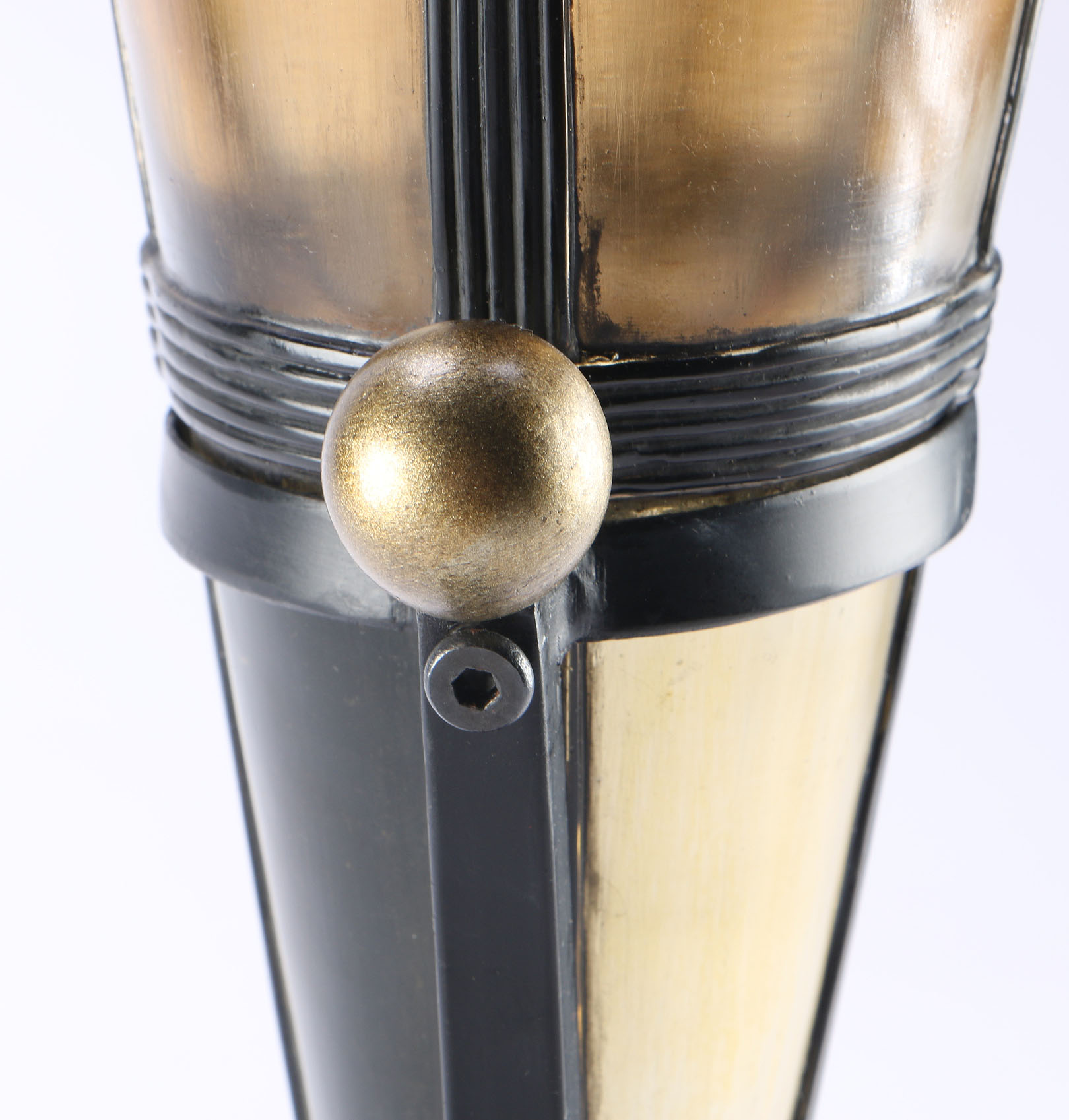 Translucent Resin Amphora Vase With Stand