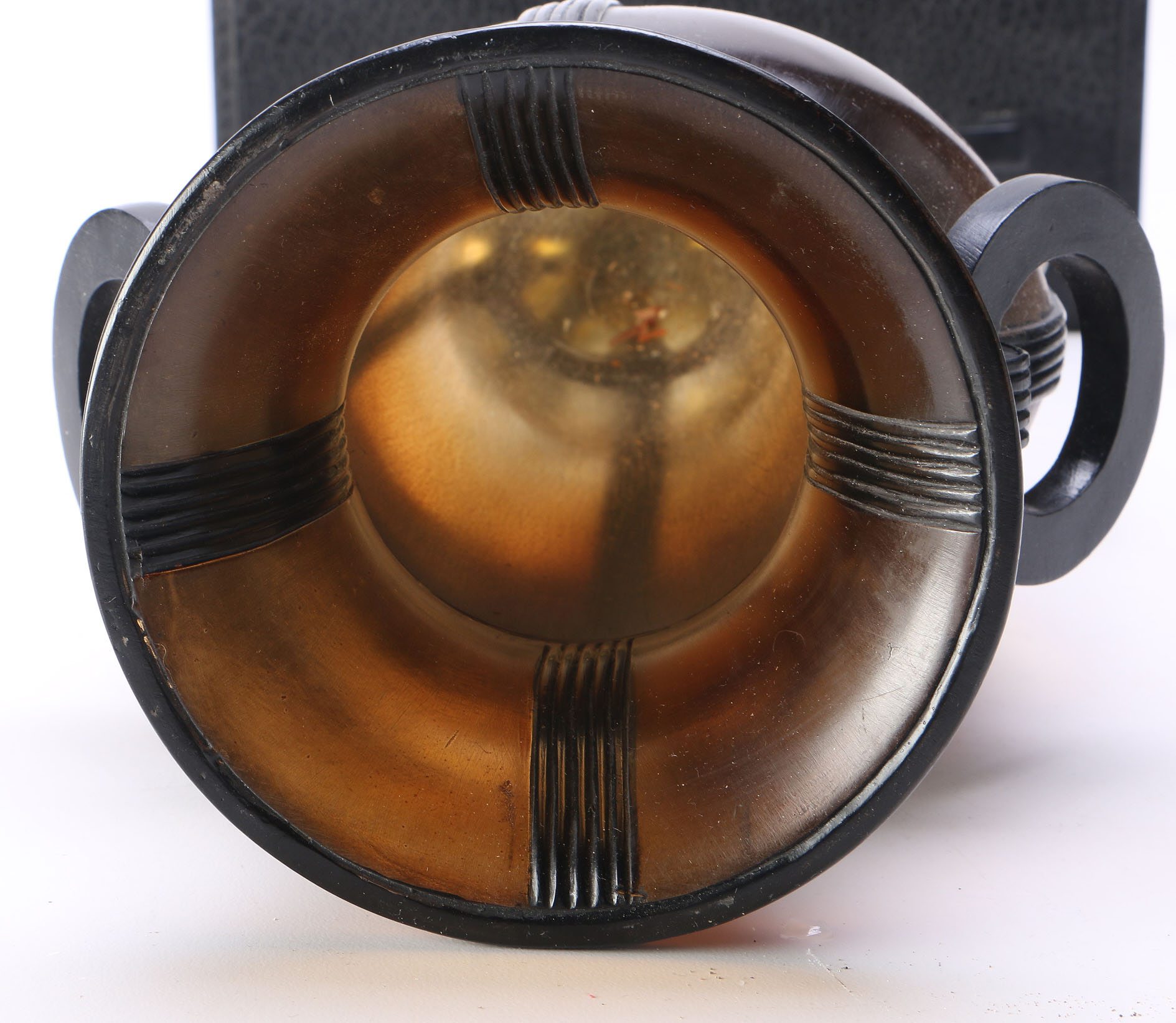 Translucent Resin Amphora Vase With Stand