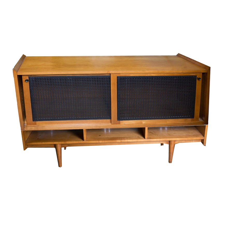 Mid-Century Modern Low Entertainment Stand