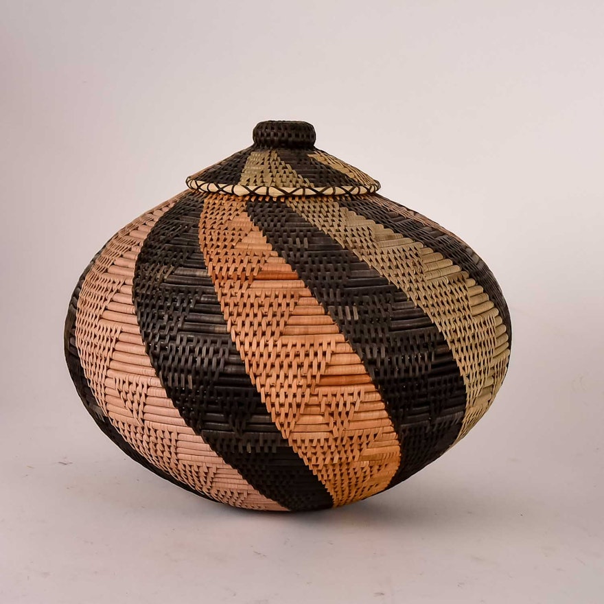 Zulu Basket by Reuben Ndwandwe