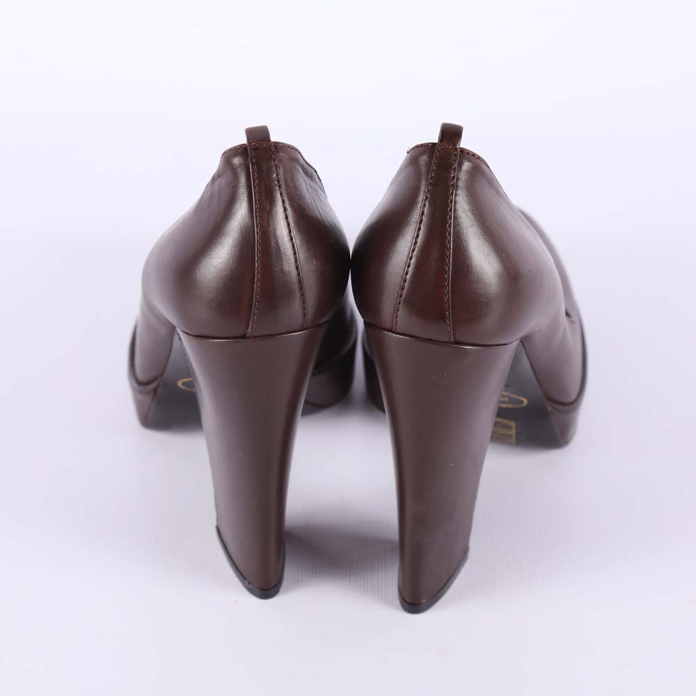 Prada Leather Platforms