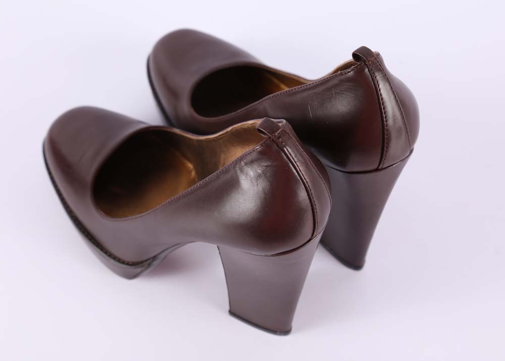 Prada Leather Platforms