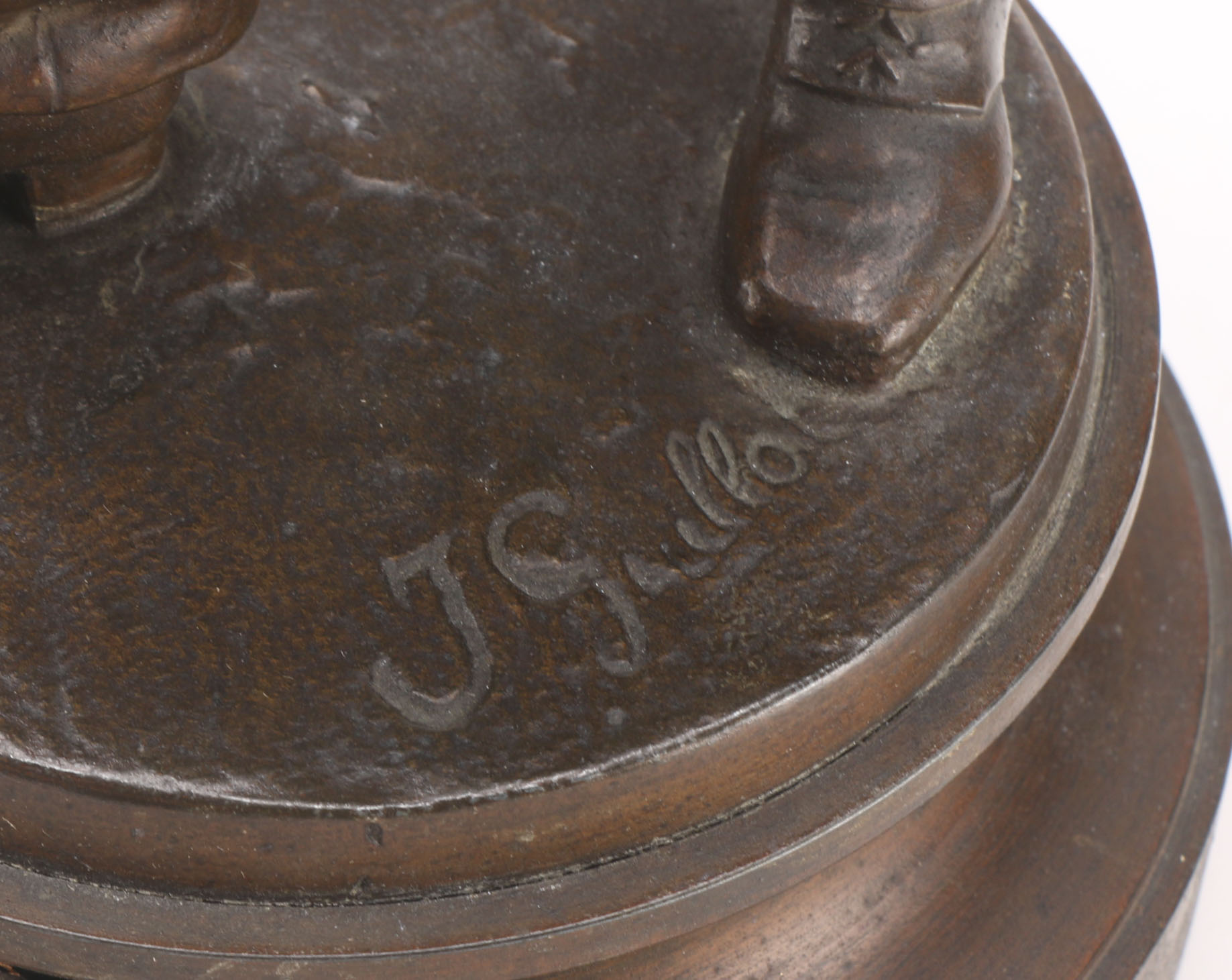 Anatole Jean Guillot Bronze Statue of a Sailor