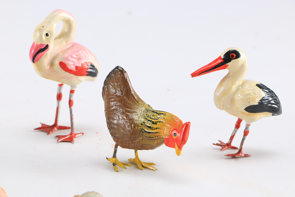 Collection of Vintage Animals and Toy Figurines
