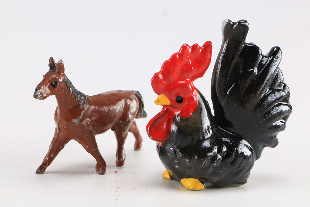 Collection of Vintage Animals and Toy Figurines