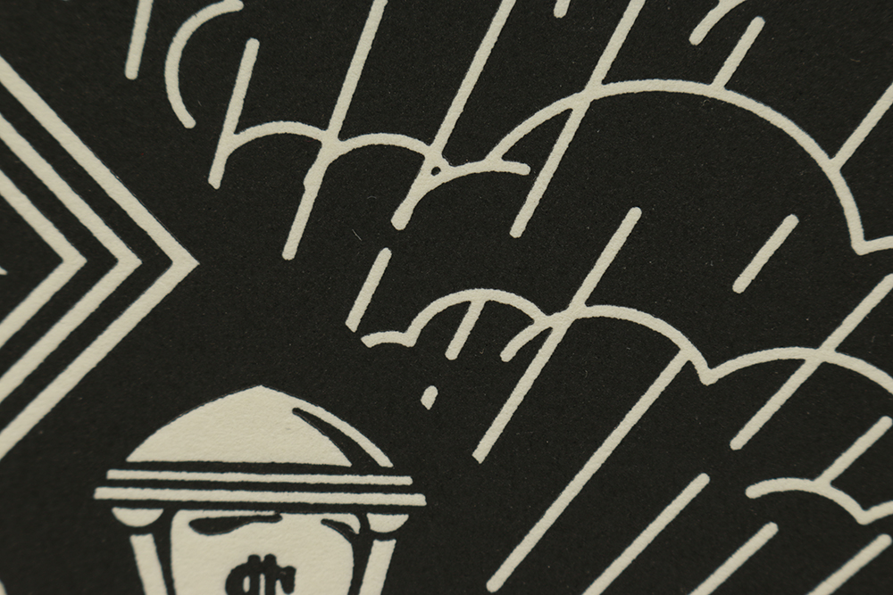 Shepard Fairey and Cleon Peterson Signed "Scales of Injustice" Letterpress Print