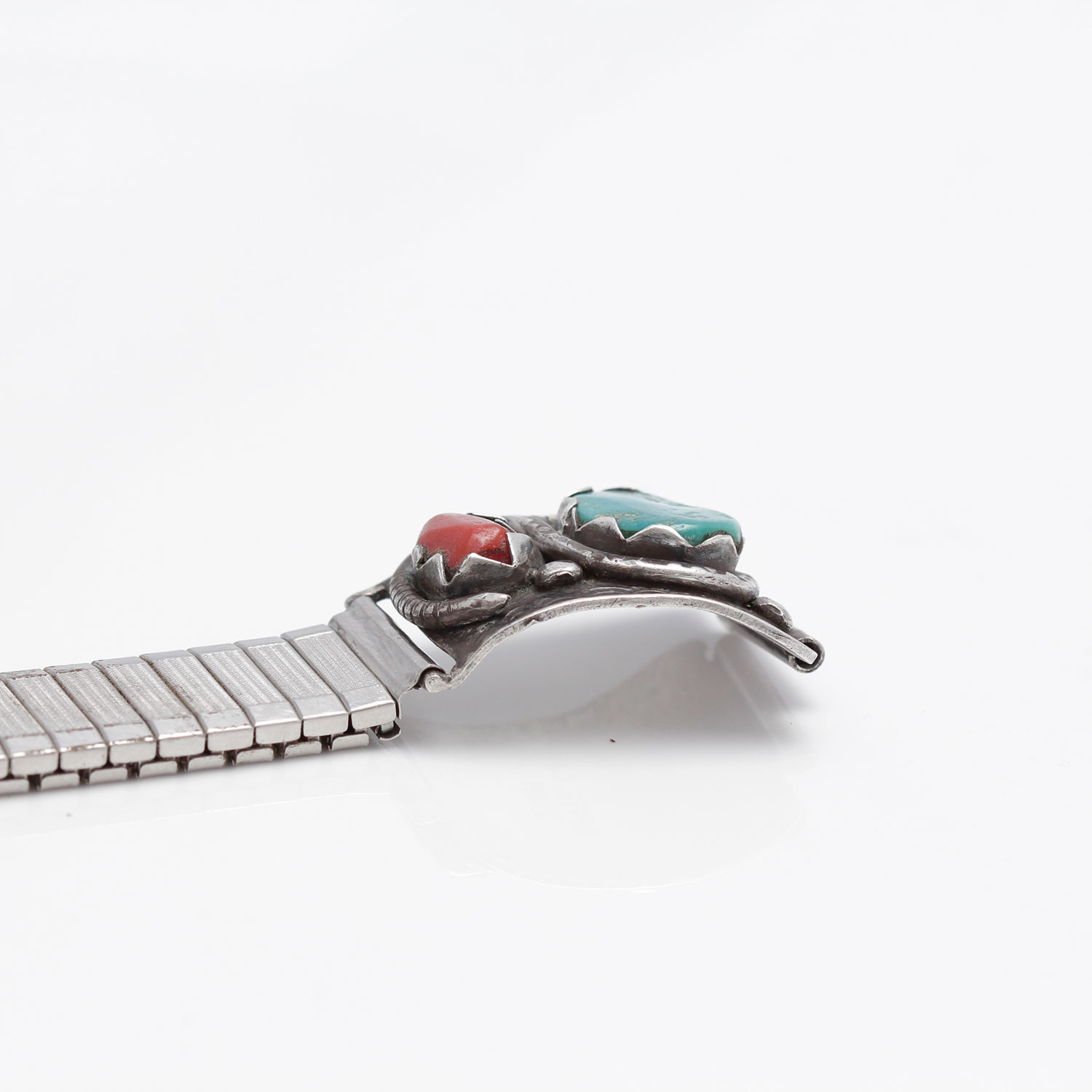 Effie C. Zuni Sterling Silver Stone Watch Band