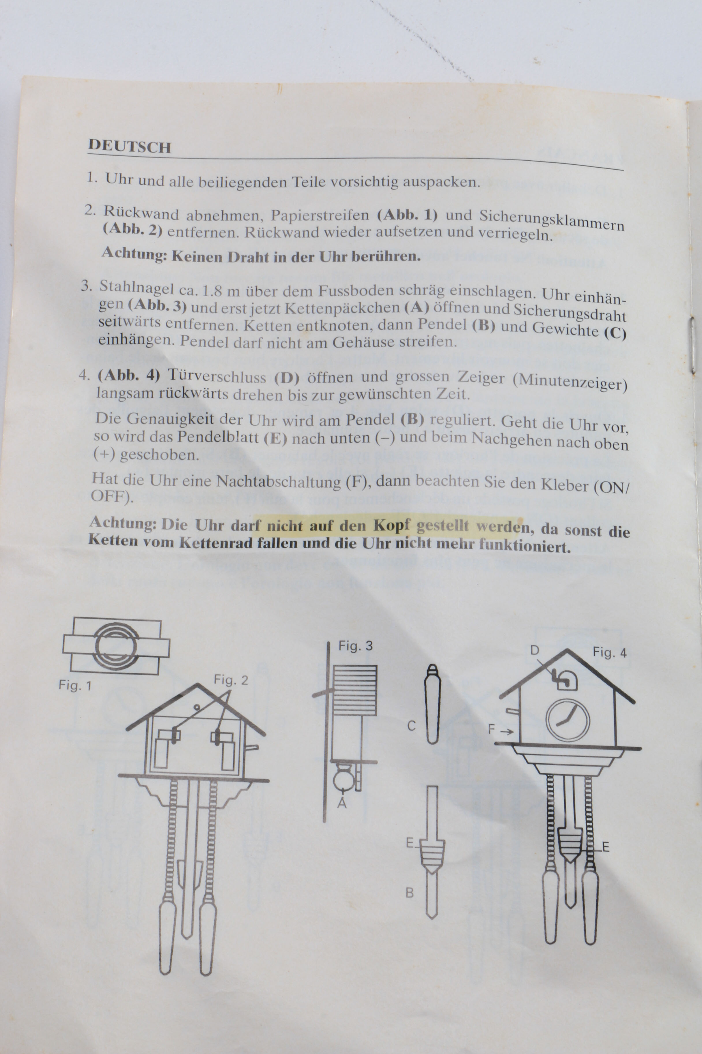 Lotscher Cuckoo Clock