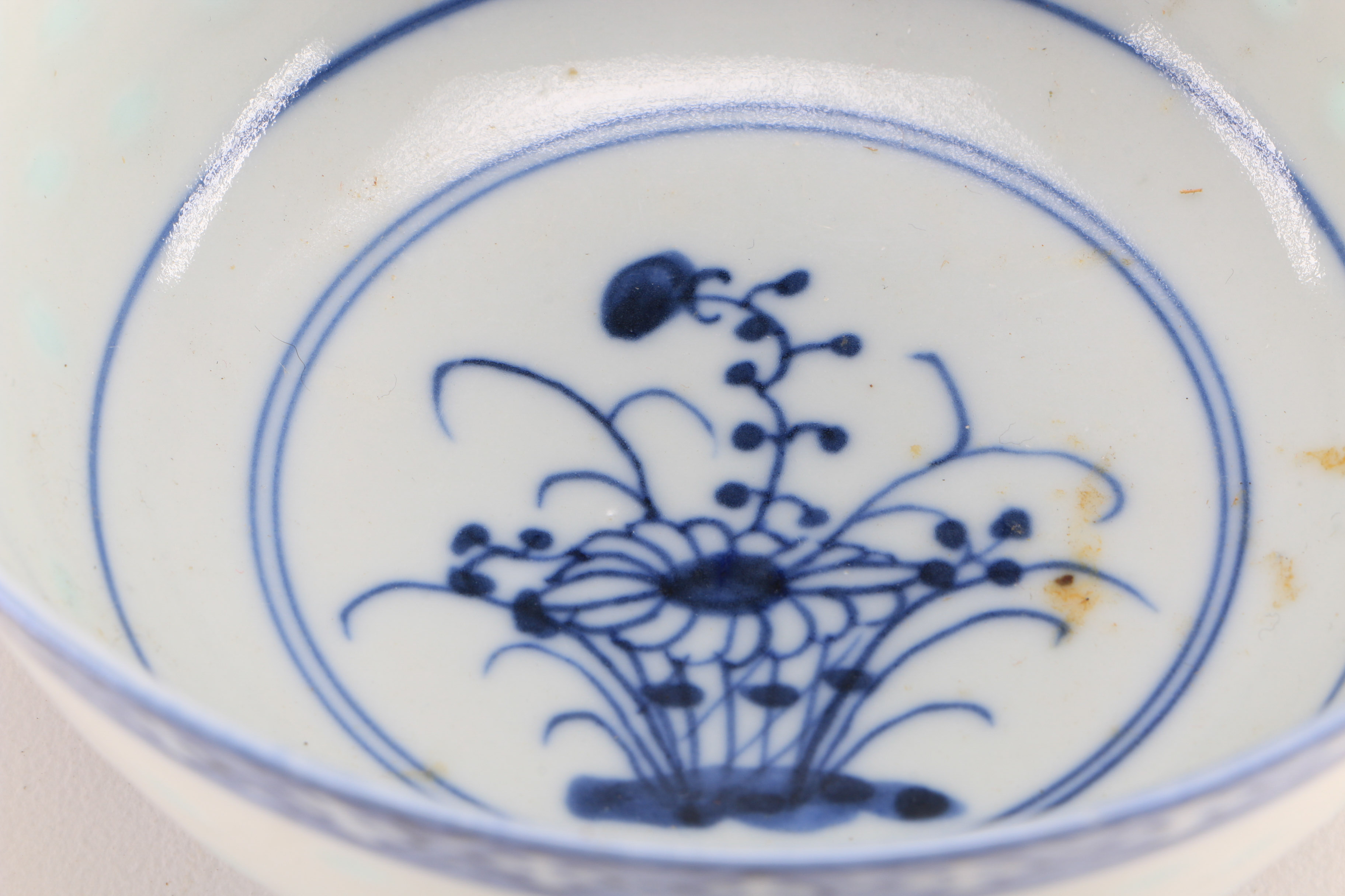 Blue and White Chinese Rice Bowl