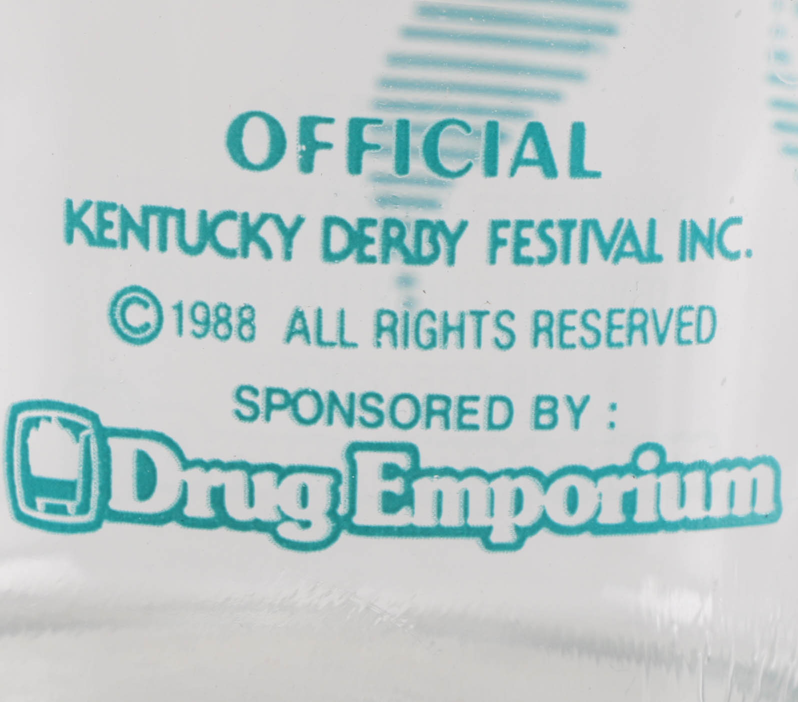 1988 Kentucky Derby Festival Glasses