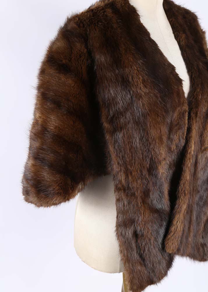 Vintage Beaver Fur Stole